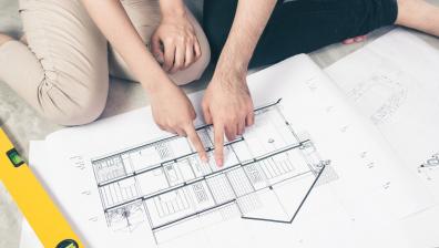 Looking at house plans